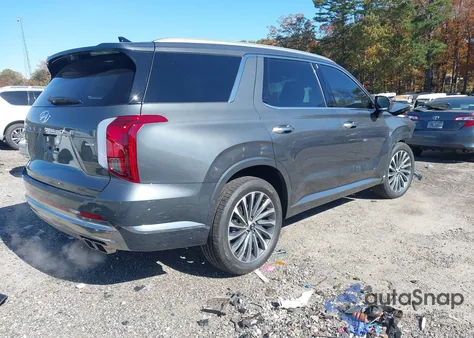2025 Hyundai Palisade Calligraphy from USA, damaged, VIN KM8R7DGE0SU951687